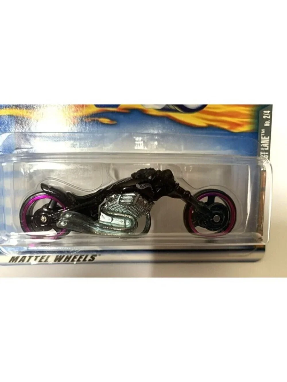 Vintage Die Cast Hot Wheels 2001 Skull Crossbone 070 Series Blast Lane No 2/4